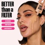 Easy Blur Natural Airbrush Foundation with Niacinamide - HUDA BEAUTY - Imagen 4