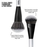 F4 Dual-Ended Foundation and Face Brush - MAKEUP BY MARIO - Imagen 2